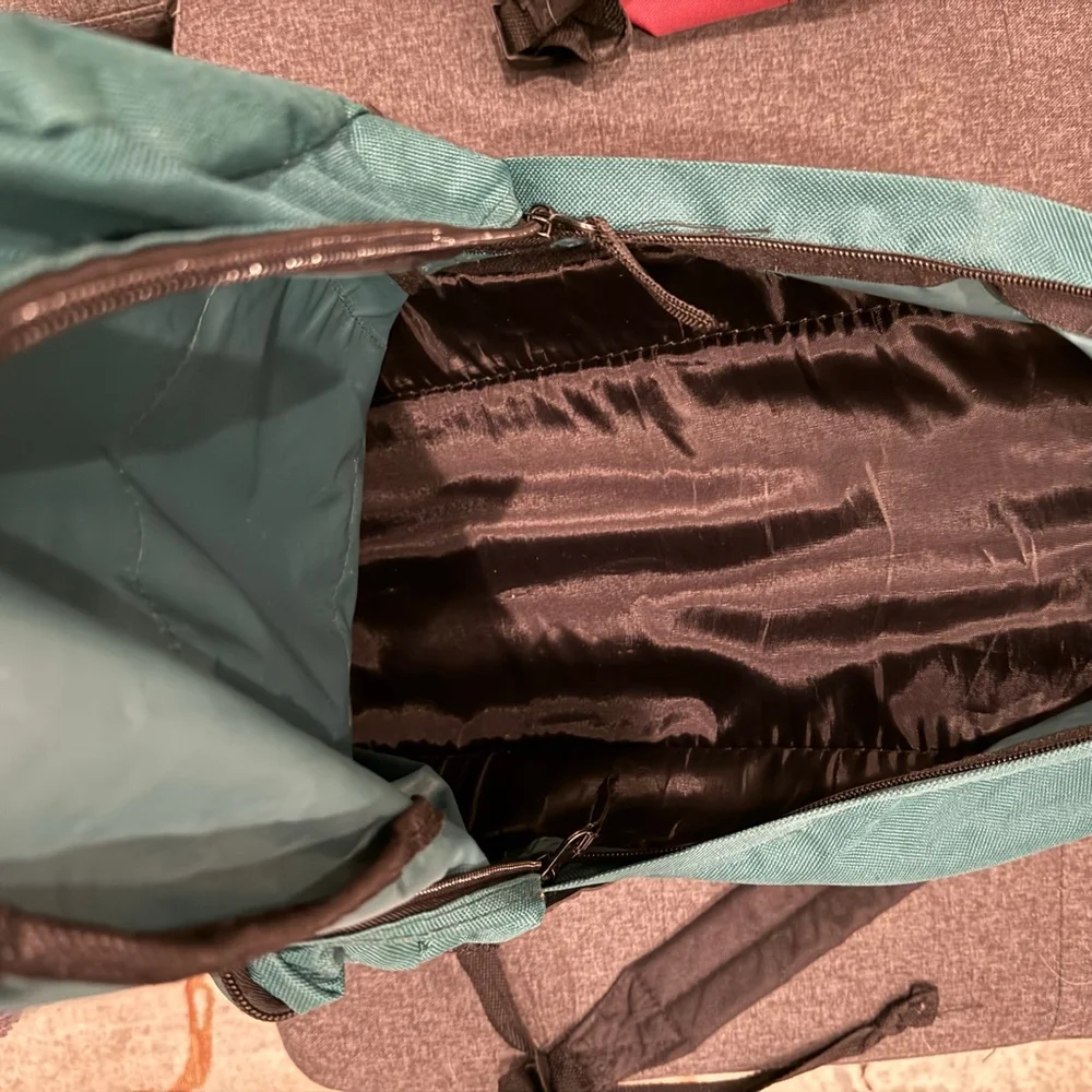 Pair of Backpacks Dark Red and Forest Green NWOT